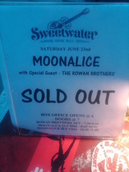 Moonalice: SOLD OUT at Sweetwater Music Hall (6.23.12)