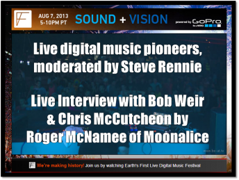 2013-08-07 @ 4Ever Festival Sound + Vision Conference simulcast